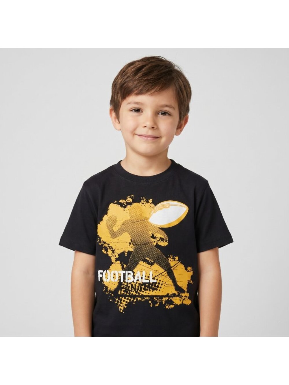 Gymboree Spy Guys Boy's Football Fanatic Graphic Tee T-shirt Top in size 6
